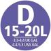 Brabantia PerfectFit Garbage Bags - Extra Strong 15L/20L Code D 40 Pack - International Shipping Available - Buy Online on SooperMarket.com