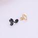 Zunis Acupressure Slimming Earrings Non Piercing Acupressure Earrings for Weight Loss Acupressure Slimming Earrings Ear Cuff Clip for Women Men (1Pair Black) - Buy Online on SooperMarket.com