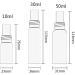 Buy 12 Pack 50ml White Spray Bottles - Empty Fine Fog Atomizer Travel Perfume Containers with Funnel - Ideal for International Shipping - Buy Online on SooperMarket.com