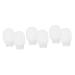 FRCOLOR 6 Pcs Mud Bath Towel Cleaning Gloves Mittens Girl Exfoliating Gloves Reusable Shower Glove Exfoliating Mitt Scrubbing Mitt Bath Gloves Bathing Mitts Silky Cleaning Supplies White 24.00X15.00X1.00CMx3pcs Whitex3pcs