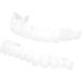 Buy Upper & Lower Jaw Temporary Whitening Denture Sets | Non-Retaining Simulation Dentures with Brackets - International Shipping Available - Buy Online on SooperMarket.com