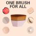 Daubigny Iron Makeup Brush for Flawless Blending - Pink | Face Blush Liquid Powder Foundation Brush with Protective Case - Buy Online on SooperMarket.com