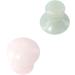 Vctitil Gua Sha Board & Mushroom Roller - Premium Skin Care Face Tools for Eyes & Neck | Pink & Green Options - Buy Online on SooperMarket.com