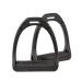 PFIFF plastic stirrups black pony