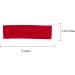 Styla Hair 10 Pack Stretch Non-Slip Headbands - True Red for Sports, Yoga, Gym & Casual Wear - Buy Online on SooperMarket.com