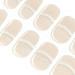 DANNI & TONI Cat Eyes Gel Nail Polish Strips - Crystal Haze French Tip | Salon-Quality Manicure Stickers Set - Buy Online on SooperMarket.com