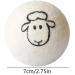 Wool Dryer Balls 6PCS Anti Static Tumble Dryer Balls Reusable Natural Fabric Softener for Laundry Wool Balls for Tumble Dryer Wool Dryer Balls to Reduce Drying Time Wrinkles and Static - Buy Online on SooperMarket.com