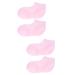 minkissy 2 Pairs Protective Socks Spa Socks Moisturizing Feet Sock Moisturizing Stocking Cracked Feet Socks Heel Sockss Foot Heel Protector Socks Women Socks Open Toe Socks Sebs Lotion Miss