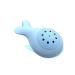 ISTOVO Silicone Face Cleansing Brush Facial Cleanser Whale Shape Facial Cleanser Exfoliator Face Scrub Washing Brush Light Blue