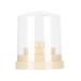 Nail Drill Bits Holder Polishing Grinding Wheel Bits Head Holder Nail Drill Holde 48 Holes for Nail Art Drill Bits for Nail Salon Nail Art School(MTJ-3/beige)