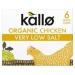 Kallo Chicken Very Low Salt Stock Cubes 38g (3 Pack Bundle) - Buy Online on SooperMarket.com