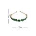 Teensery Alloy Rhinestone Headband - Sparkling Crystal Hairband for Women and Girls (Green) - Buy Online on SooperMarket.com