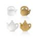 Canasuc Paris A La Bonne Heure Pur Sucre de Canne Assorted Teapot Sugar Pieces Gift Box - White & Amber, 3.5 oz (Pack of 1) - Buy Online on SooperMarket.com