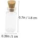 Zerodeko 200 Pcs Cork Bottle Glass Bottles with Cork Stoppers Transparent Glass Bottles Diy Wishing Bottle Jar Necklace Mini Wish Bottle Pendant Glass Bottle Small Drifting Bottle - Buy Online on SooperMarket.com