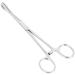 Professional Surgical Steel Sponge Tweezers Stainless Steel Round Mouth Closed Jaw Clamps Tongue Septum Lip-shaped Eyebrows Without Slotted Pliers Body Piercing - Buy Online on SooperMarket.com