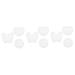 STOBOK 9 Pcs Silicone Mold Silicone Die Silicone Jewelry Holder Molds Cat Paw Jewelry Box White