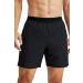 Fabletics Men's The Fundamental Short, Workout, Running, Training, Gym, Yoga, Ultra Lightweight, Athletic, Shorts 7" inseam Medium Black