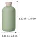 minkissy 3pcs Flip Cap Shampoo Bottles Empty Sub Package Squeeze Bottles Shower Gel Bottle Refillable Containers for Shampoo Lotions Cream Wash Conditioner Green 12.8x5.8cm - Buy Online on SooperMarket.com