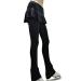 UniqGarb Ice Skating Skirtpants Polartec Thermal Uni27 Black Skating Skirtpants Child M (8-10) Warm Polar Fleece