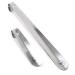 Island Genius Metal Shoe Horn Set of 2 (16.5-Inch Long-handled & 7.5-Inch Travel Size) Stainless Steel Slip-on Shoes Helper for Seniors, Kids, Men & Women | Boots, High Heels, Cleats Accessories/Tool