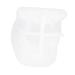 STOBOK Silicone Casting Mold Resin Diy Silicone Mold Silicone Mould Molds Epoxy White Modeling Ornaments White Size 1