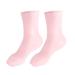 Spa socks size S reusable silicone gel washable masks as desired soft feet use the care of your organic natural moisturizing against pink s (35-39)