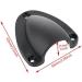 Aifeier ET Nylon Marine Clam Shell Vent Cover with Mounting Screws - 2 Pack, Black, 2.5x2.28 Inch for Boat Yacht Wiring Protection - Buy Online on SooperMarket.com