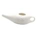 BIXUEJ 250Ml Ceramic Neti Pot Nose Cleaning Pot Leakproof Spout Pot for Nasal Rinsing Nose Washing Men and Women White