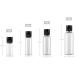 12 x 10ml Empty Plastic Bottles with Flip-Top Lid - Ideal for Softener Water Shower Gel & Emulsion - Black Lid - Buy Online on SooperMarket.com