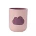 Magideal 3x toothbrush cup bathroom tumbler cloud pattern Rinse cup simple robust toothbrushes storage box toothpaste make -up brush cup tumbl