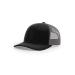 RICHARDSON Boy's Trucker Snapback Cap Ballcap Black/Charcoal