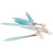 6Pcs One-ended Soft Foam Head Stick Applicator Sponge Eyeshadow Brushes Pro - Buy Online on SooperMarket.com