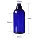 ericotry 2PCS 17oz/500ml Empty Refillable PET Plastic Pump Bottles Jars Pump Lotion Dispenser with Pump Tops for Cosmetic Emulsion Shampoo Body Wash Bath Shower Toiletries Liquid Travel Containers Blue - Buy Online on SooperMarket.com