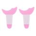 Multifunctional Eye Makeup Aid Crescent Baffle Mascara Eyebrow Tool Eyeliner Shaper Eyeliner Beauty Assistant X6G3 Tool Baffle Pink Size