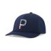 PUMA GOLF Kids' Youth Pars and Stripes P Hat Navy Blazer One Size