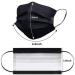 Black Disposable Face Mask | 3 Ply Layer | Face Dust Cover for Indoor Office | Restaurant Server Mask | Outdoor | Ships from CANADA (50pcs-black) 1 count (Pack of 50) - Buy Online on SooperMarket.com
