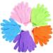 10PCS Exfoliating Bath Gloves for Men and Women - Natural Mitts for Soft and Healthy Skin | 5 Pairs AOLANS Shower Gloves - Buy Online on SooperMarket.com