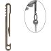 2Pcs Titanium EDC Keychain Bottle Openers | Multi-Functional Belt Clip for Camping & Home - Buy Online on SooperMarket.com
