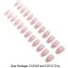 U-K Fake Nail Pink Heart False Nail Acrylic Full Cover Fingernails Press on Nails Set Artificial Long False Nail for Women Girls 24 PCS Practical & Professional - Buy Online on SooperMarket.com