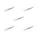 5 Set Stainless Steel Nose Hair Trimming Tweezers Razor for Nose Shaving 5-pack (Silver)
