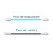 Shop-STORY Reusable Cotton Buds - Washable Blue 2 Pack | Eco-Friendly & Sustainable - Perfect for Travel & Daily Use - Buy Online on SooperMarket.com