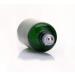 3PCs 50ml Refillable Green Glass Essential Oil Roll-On Bottles | Cosmetic Sample Packaging with Metal Roller Ball & White Cap - Perfect for Perfume & Essential Oils - Buy Online on SooperMarket.com