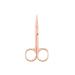 IOIUSKKU Nail Cuticle Nippers Stainless Steel Scissors Eyebrow Trimmer Trimming Tool Plated Rose Gold