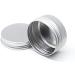 Buy 24-Piece 50ml Silver Aluminum Screw Cap Containers - Perfect for Cosmetics & Creams | Eco-Friendly Storage Solution - Buy Online on SooperMarket.com
