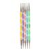 Premium Nail Art Accessories Kit: 5 Double-Ended Dotting Tools 3 Detail Brushes 2000 Silver Decorations & 10 Decorative Strips for Stunning Nail Designs - Buy Online on SooperMarket.com