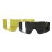 Lancer Tactical Additional Goggle Lens in Smoked and Yellow Colors CA-221 CA-223 Series Goggles