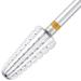 PANA 2-Way Volcano Carbide Bit 3/32 Shank - Silver 2X Coarse Grit | Dual Rotate Nail Drill Bit for Acrylic & Gel Nails - Manicure Pedicure Tool - Buy Online on SooperMarket.com