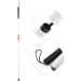Walking Stick Walking Stick Portable Folding Blind Walking Stick Aluminum Alloy Reflective Blind Elderly Guide Cane Multi-Purpose Crutch - Buy Online on SooperMarket.com