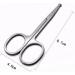 Professional Stainless Steel Hair Trimming Scissors - Safe Eyebrow Eyelash Nose Ear & Mustache Grooming Tools for Precision Trimming - Buy Online on SooperMarket.com