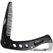 iPobie Folding Beard Comb Stainless Steel Beard Comb for Combing Hair Beards and Mustaches Folding Pocket Comb for Men - Buy Online on SooperMarket.com